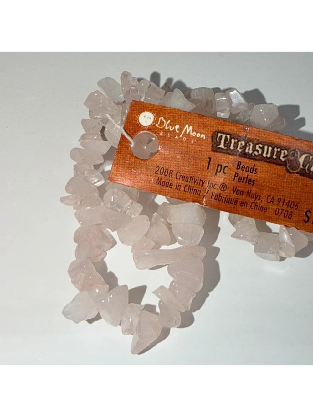 Blue Moon Beads Rose Quartz Gemstone Chip Beads Strand Jewelry Making